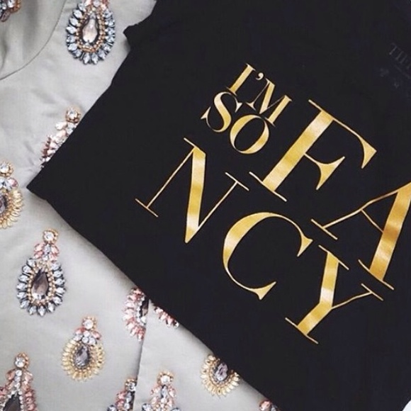 t+j Designs I'm So Fancy Graphic Tee - Picture 2 of 4